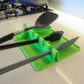Silicone Spoon Rest Pad Green image 1